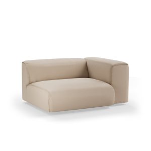 Alternative view of FLAKE couch: element right XL, knotted, beige