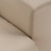 FLAKE couch: element right XL, knotted, beige - Image 3