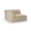 FLAKE couch: element corner, knotted, beige - Image 2