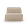 FLAKE couch: element middle, knotted, beige