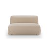 FLAKE couch: element middle XL, knotted, beige