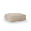 FLAKE couch: element hocker, knotted, beige - Image 2