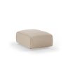 FLAKE couch: element hocker small, knotted, beige - Image 2