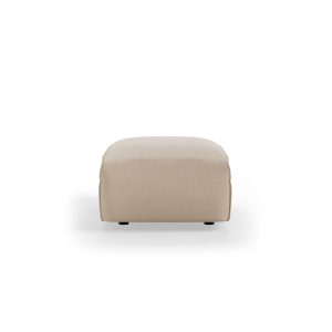 FLAKE couch: element hocker small, knotted, beige
