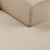FLAKE couch: element right divan, knotted, beige - Image 3