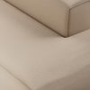 FLAKE couch: element right longchair, knotted, beige - Image 3
