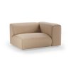 FLAKE couch: element right 1,5-seat, knotted, sand - Image 2