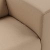 FLAKE couch: element right 1,5-seat, knotted, sand - Image 3