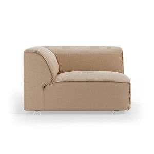 FLAKE couch: element corner, knotted, sand