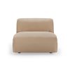 FLAKE couch: element middle, knotted, sand