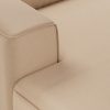 FLAKE couch: element left divan, knotted, sand - Image 3