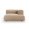 FLAKE couch: element right divan, knotted, sand