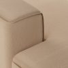 FLAKE couch: element left longchair, knotted, sand - Image 3