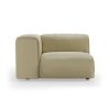 FLAKE couch: element left, knotted, sage