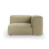 FLAKE couch: element right, knotted, sage