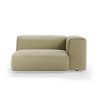 FLAKE couch: element right XL, knotted, sage