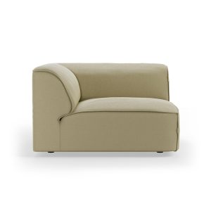 FLAKE couch: element corner, knotted, sage