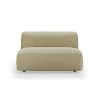 FLAKE couch: element middle XL, knotted, sage