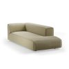 FLAKE couch: element right longchair, knotted, sage - Image 2