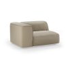 FLAKE couch: element left 1,5-seat, deco, pebble - Image 2