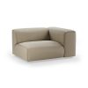 FLAKE couch: element right 1,5-seat, deco, pebble - Image 2