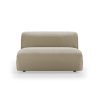 FLAKE couch: element middle XL, deco, pebble