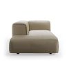 FLAKE couch: element left longchair, deco, pebble