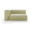 FLAKE couch: element left XL, deco, sage