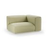 FLAKE couch: element right 1,5-seat, deco, sage - Image 2