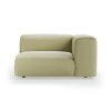 FLAKE couch: element right 1,5-seat, deco, sage