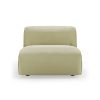 FLAKE couch: element middle, deco, sage