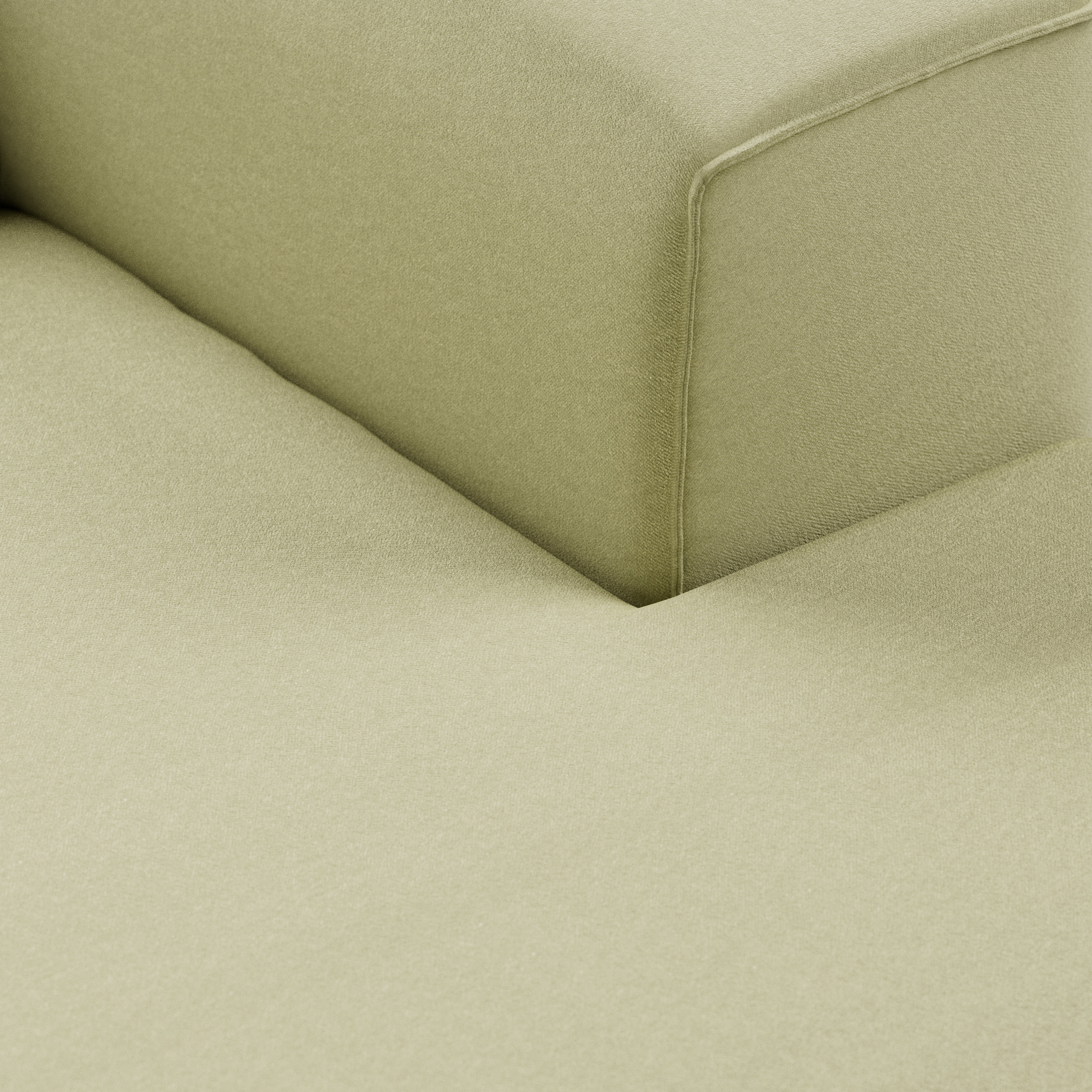 FLAKE couch: element right divan, deco, sage - Image 3