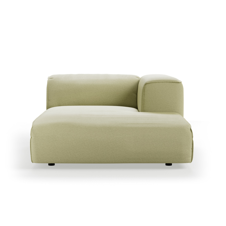 FLAKE couch: element right divan, deco, sage