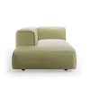 FLAKE couch: element left longchair, deco, sage