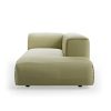 FLAKE couch: element right longchair, deco, sage