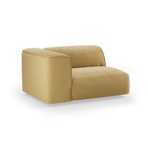 Alternative view of FLAKE couch: element left 1,5-seat, cocoon, beige