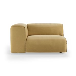FLAKE couch: element left 1,5-seat, cocoon, beige