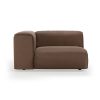 FLAKE couch: element left 1,5-seat, whisper, quicksand