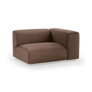 Alternative view of FLAKE couch: element right 1,5-seat, whisper, quicksand