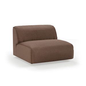 Alternative view of FLAKE couch: element middle 1,5-seat, whisper, quicksand