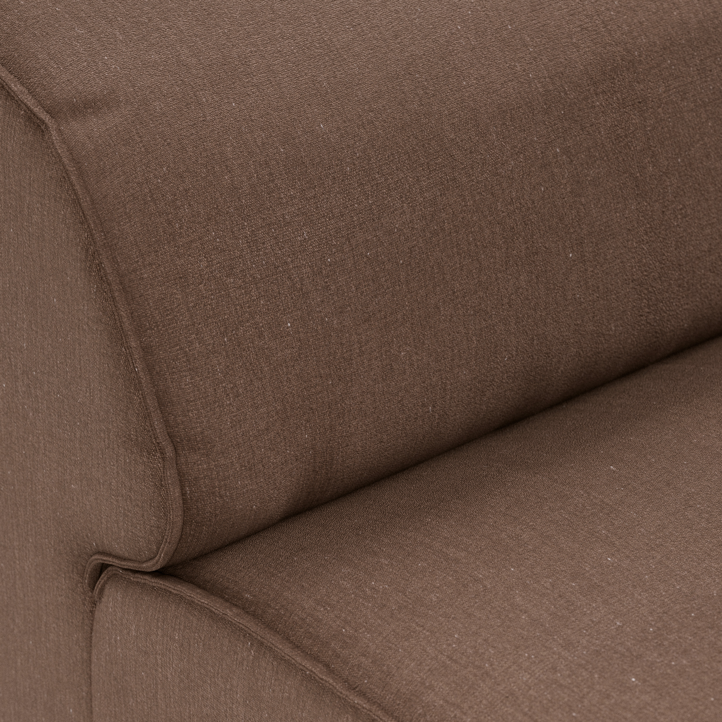 FLAKE couch: element middle 1,5-seat, whisper, quicksand - Image 3