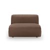 FLAKE couch: element middle 1,5-seat, whisper, quicksand