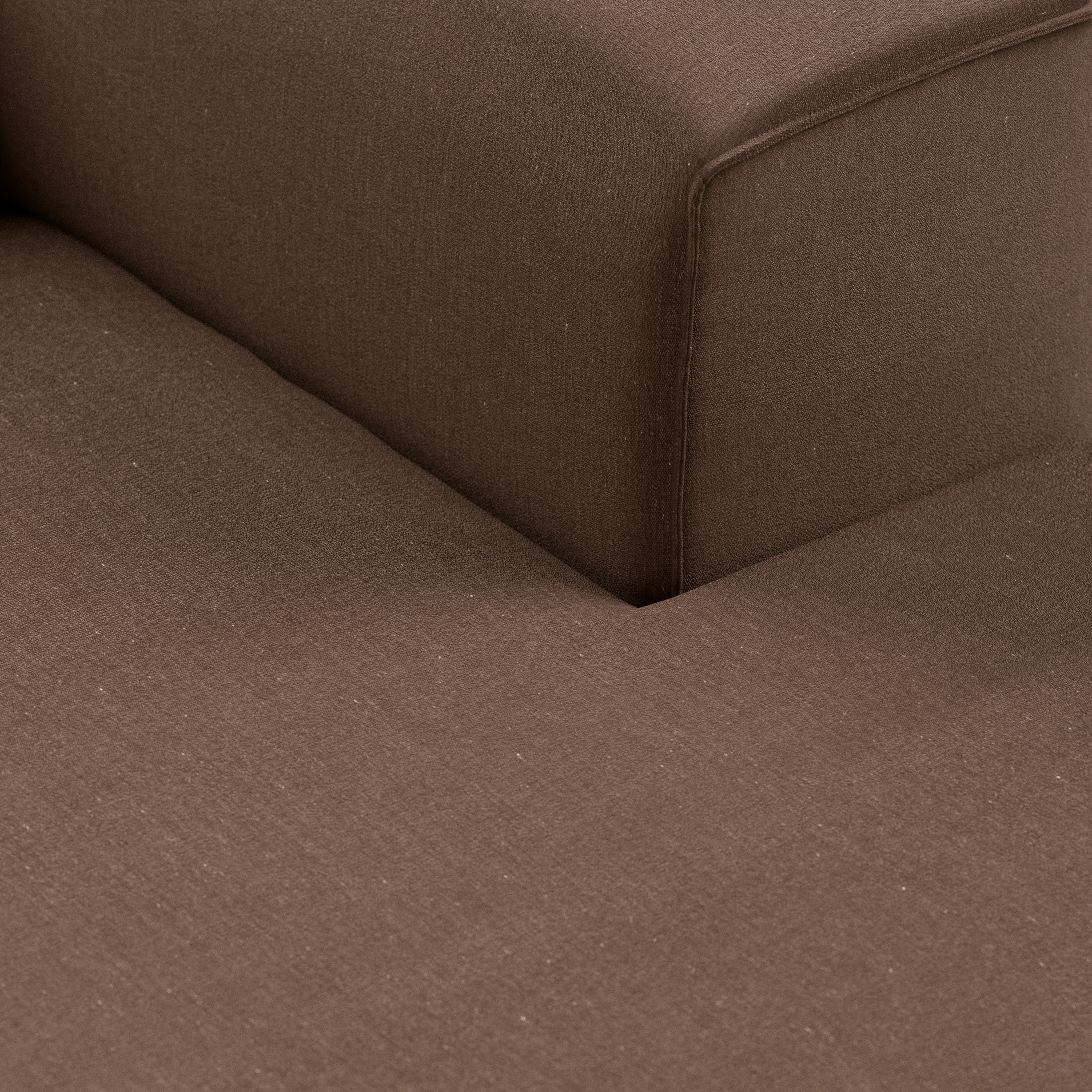 FLAKE couch: element right divan, whisper, quicksand - Image 3