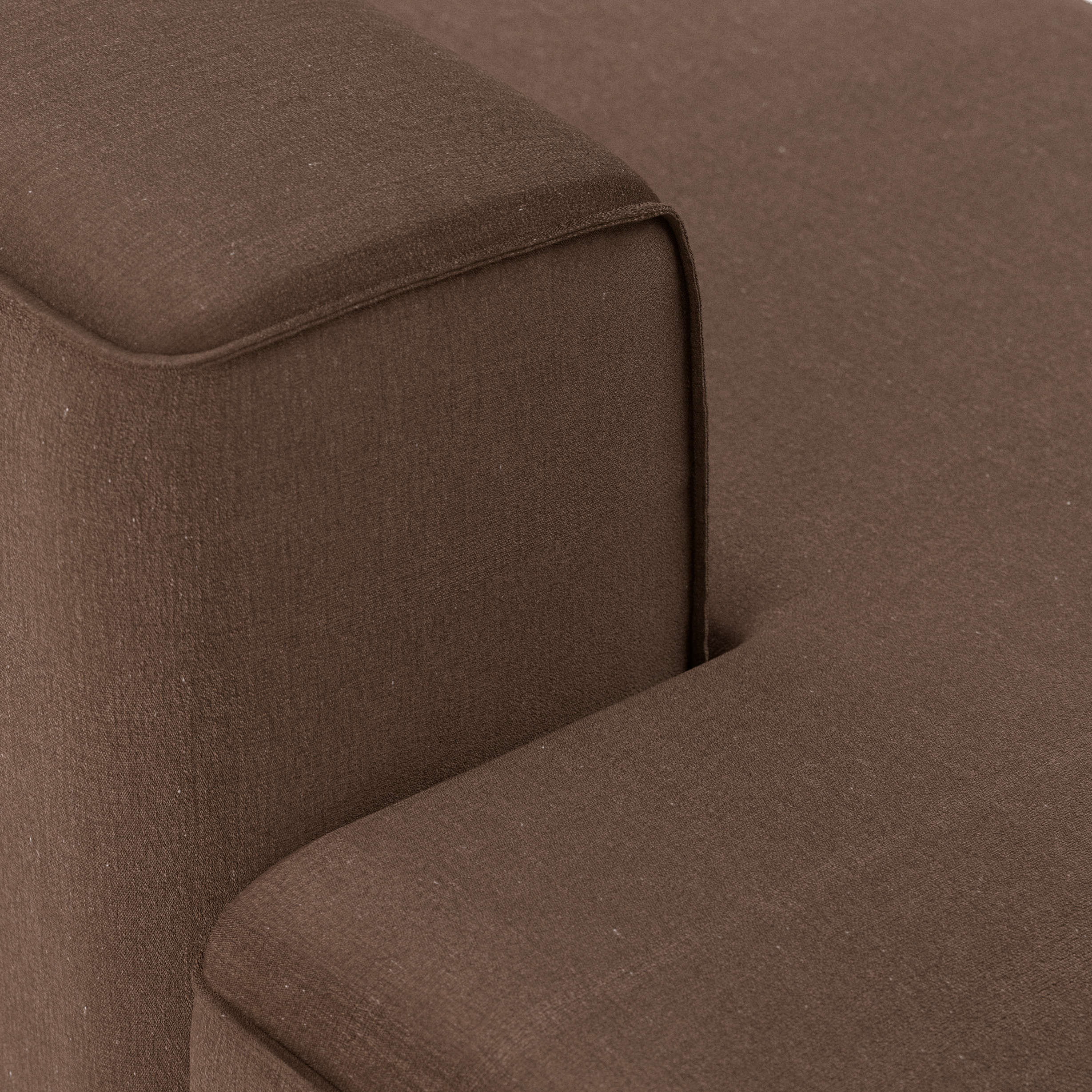 FLAKE couch: element left longchair, whisper, quicksand - Image 3