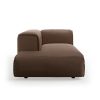 FLAKE couch: element left longchair, whisper, quicksand