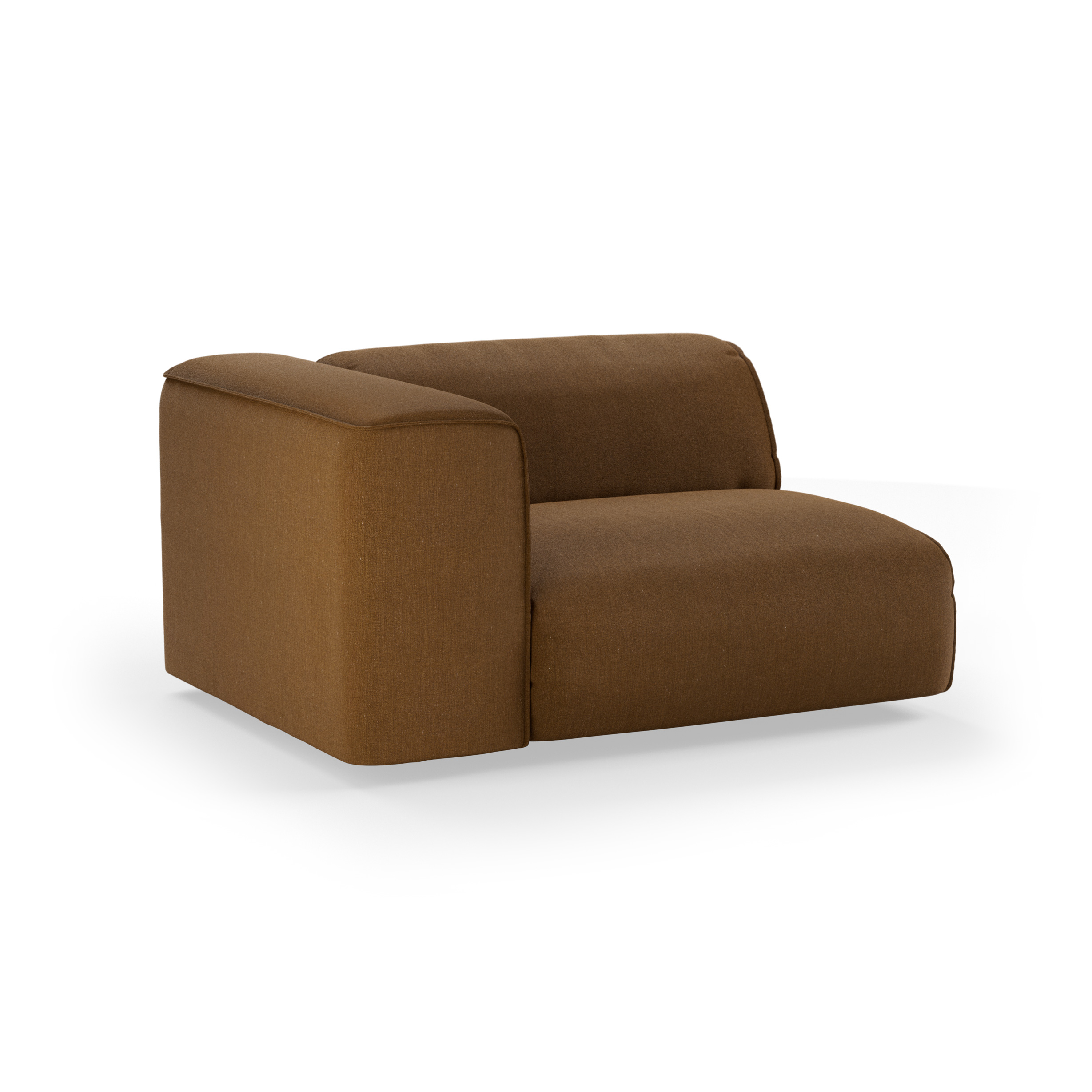 FLAKE couch: element left 1,5-seat, whisper, cassave - Image 2