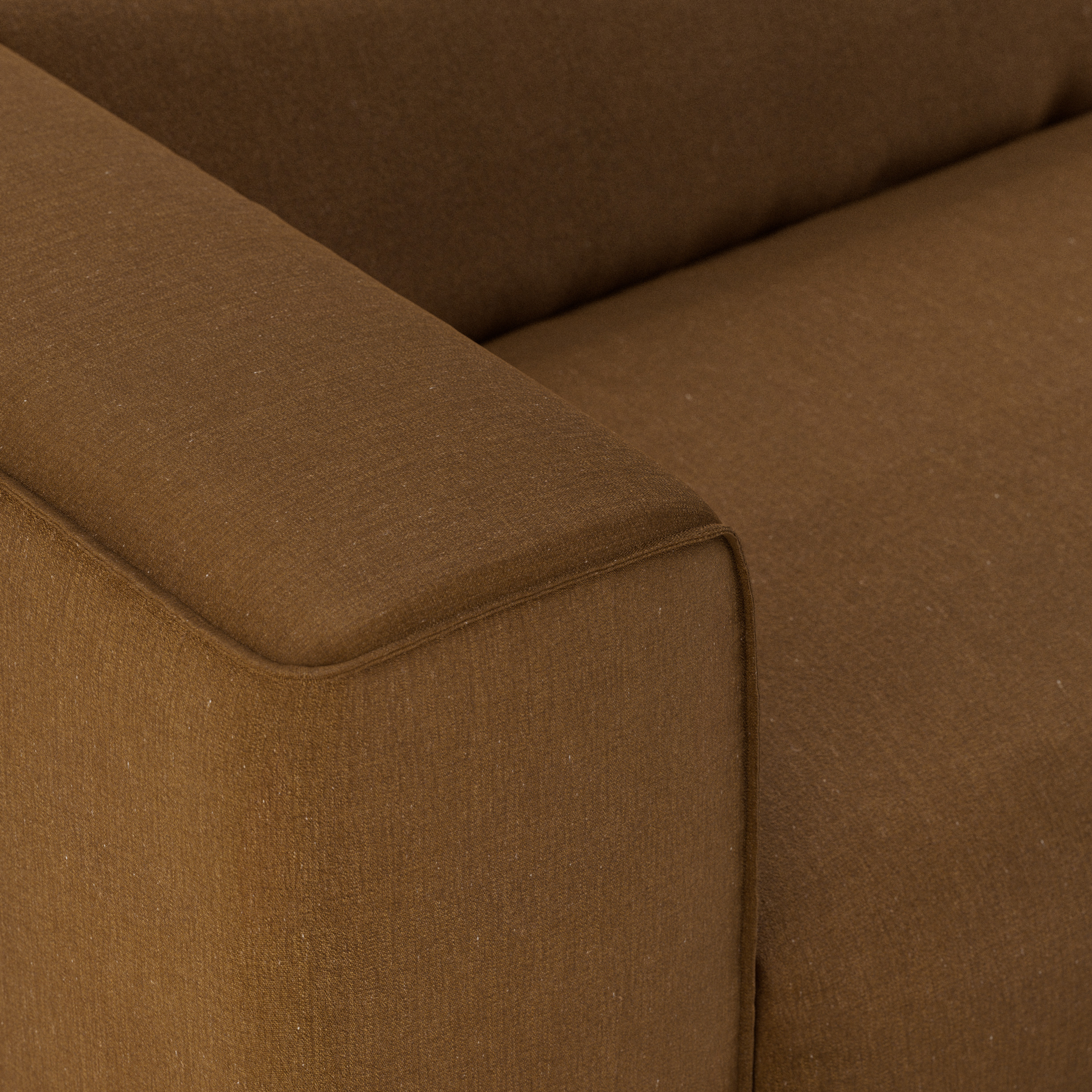 FLAKE couch: element left 1,5-seat, whisper, cassave - Image 3
