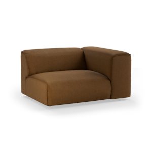 Alternative view of FLAKE couch: element right 1,5-seat, whisper, cassave