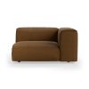 FLAKE couch: element right 1,5-seat, whisper, cassave