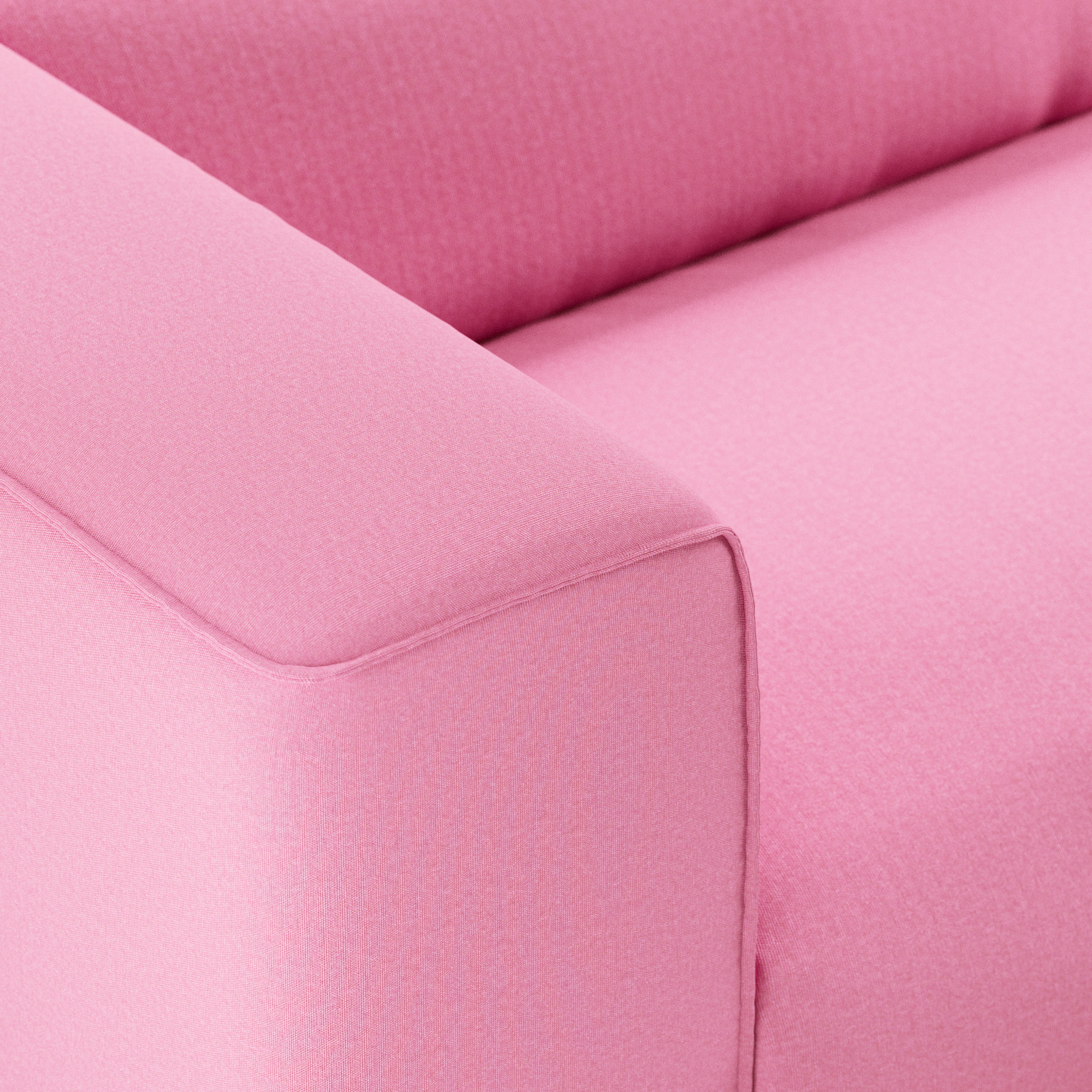 FLAKE couch: element left 1,5-seat, cotton, candy - Image 3